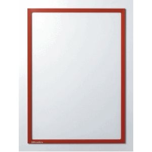 Infotasche magnetisch f&#252;r DIN A2 435x610mm VE=1 St&#252;ck rot