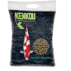 Koifutter KENKOU® Spezial mit Spirulina 6mm Pellets 5 kg Teichfutter