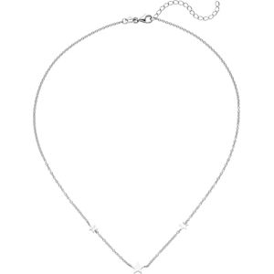 Collier Halskette mit Anh&#228;ngern Sterne 925 Sterling Silber 43 cm
