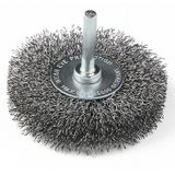 Rundb&#252;rste D 30 x Schaft 6mm x 0,3 Stahl , 6mm breit