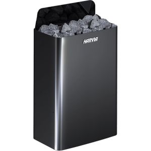 Harvia The Wall SW45E black 4,5 kW Saunaofen Elektroofen Saunaheizger&#228;t schwarz