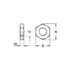 DIN 936 MS M 16
