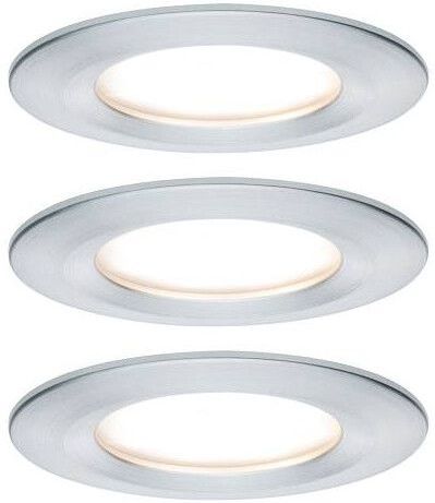 LED Einbauleuchte Nova Coin Basisset starr IP44 rund 78mm Coin 3x6W...