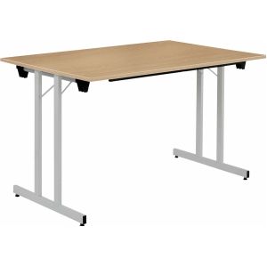 Klapptisch BxHXT 1200x740x800mm 19mm buche aluminium