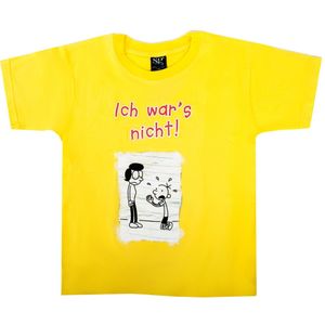 Kinder Fun T-Shirt Greg`s Tagebuch Gr&#246;&#223;e 140 Jungen M&#228;dchen Spa&#223; kurz&#228;rmlig neu - gelb Ich wars nicht !