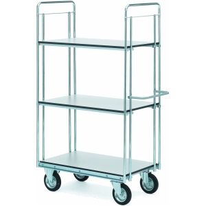 Etagenwagen ESD Serie 400 3 Etagen 100x72cm silber