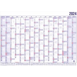 Wandplaner 16 Monate A1 99x60cm Nov. 2024-Febr. 2026