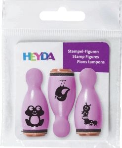Mini Stempel 1,2cm VE=3 St&#252;ck Frosch