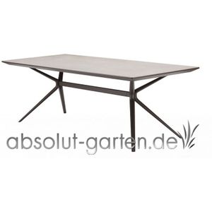 Tisch Moai 300x100cm (dunkelgr&#252;n light grey)