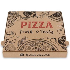 Pizzakartons 24 x 24 x 4cm - 500 Kartons - recycling