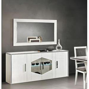 Set Kommode Spiegel Kommoden Holz Modern Luxus Design Wohnzimmer Garnitur 2tlg.