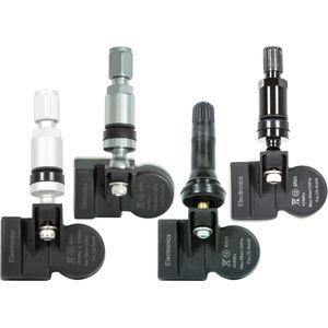 Electronicx 4 St&#252;ck Reifendrucksensoren Radsensor Luftdrucksensoren RDKS TPMS f&#252;r Alpina B5 01.2017 - 12.2023 Alu Silber