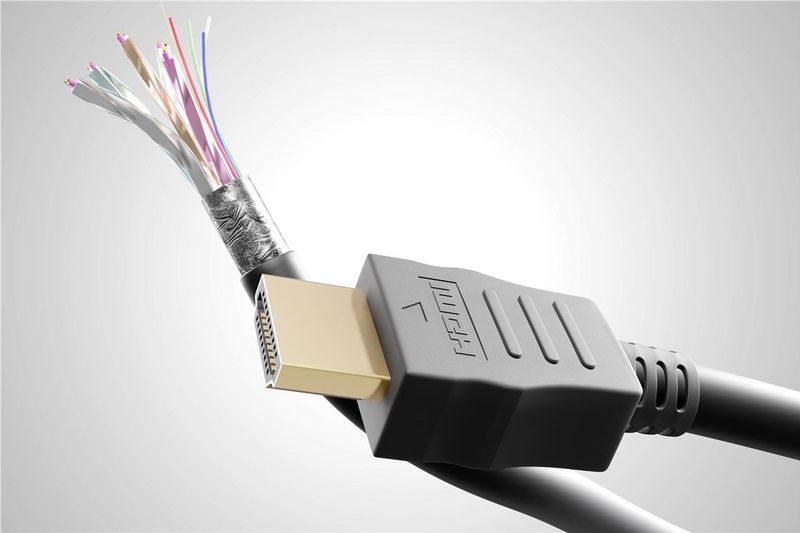 High-Speed-HDMI-270°-Kabel mit Ethernet (4K@60Hz)