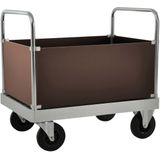 Kongamek Kofferwagen verzinkt 960mm hoch mit Ladefl&#228;che 940x700mm aus MDF ohne Bremse