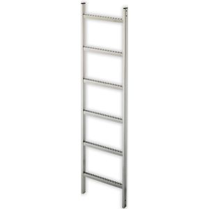 Hailo Schachtleiter 300mm lichte Weite Stahl verzinkt 1.0037 ASTM A36 mit 14 Sprossen 3,92m
