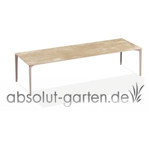 Tisch Allsize 301x101cm - Keramik (taupe haselnuss)