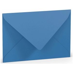 Briefumschl&#228;ge C6 Seidenfutter Nassklebung VE=5 St&#252;ck Stahlblau