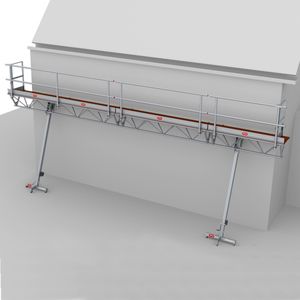 Altrex Modulare Dreiecksb&#252;hne Euro 3-5 mit Handwinde MTB 4m lang