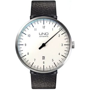 Botta UNO Automatik 811010 Einzeigeruhr 44mm, Sattellederband
