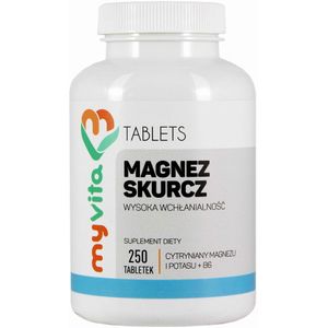 Magnesium Vitamin B6 Potassium 250 Tablets