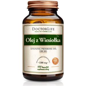 Doctor Life Evening Primrose Oil 1300mg Dietary Supplement - 100 Capsules