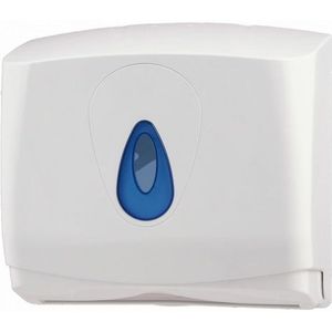 PlastiQline Papierhandtuchspender MINI - Farbfenster blau - Handtuchspender