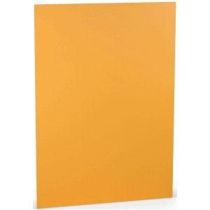 Karton A4 220g qm VE=5 Blatt Ocker