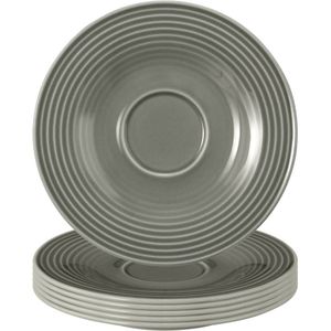 Seltmann Weiden Beat Color Glaze Untertasse ø 13,7 cm 6er Set - Perlgrau - DS