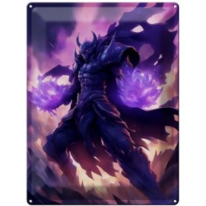 Blechschild 12x18cm Spektral Magier Boss