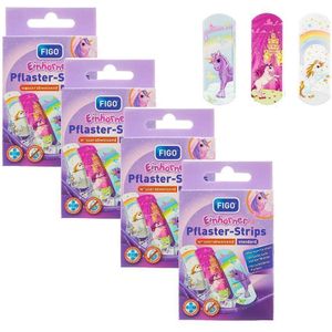 varivendo Notizblock + 40 FIGO Kinderpflaster Kleine Einh&#246;rner pflaster wundpflaster pflasterverband Kinderpflaster Kunterbunt Fingerverband Pflasterstrips Kinderpflaster Kindpflaster Einhornmotive Kleine Pflaster Kunterbunt Minipflaster Kinderwund