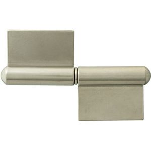 Anschwei&#223;scharnier mit 2 Fl&#252;geln, 93mm, A2