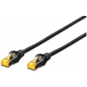 DIGITUS CAT 6A S-FTP Patchk. Cu, LSZH AWG 26 7, 3 m, SW