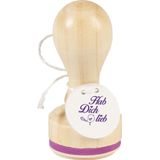 Motivstempel rund 'Hab dich lieb' 3,2cm