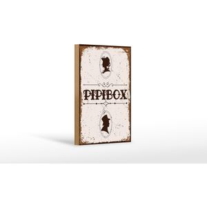 Holzschild Spruch 12x18 cm Pipibox Dekoration