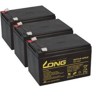36V 3x 12V 14Ah AGM BLEI AKKU kompatibel f&#252;r ELEKTRO SCOOTER Tante Paula