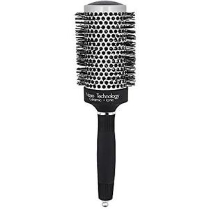 T4B LUSSONI Simple Care Styling Hairbrush with Removable Sectioning Tip and Ceramic Coating 53mm