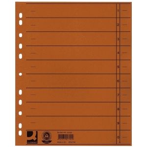 Trennbl&#228;tter A4 230g qm durchgef&#228;rbt orange VE=100 St&#252;ck