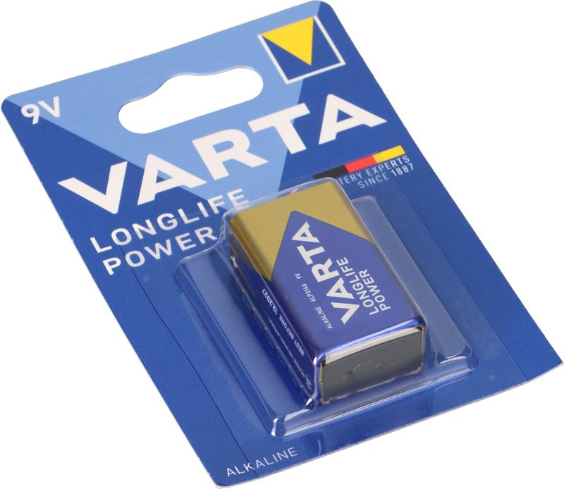 Varta 4922 Longlife Power 9V-Block 10er Blister Packung