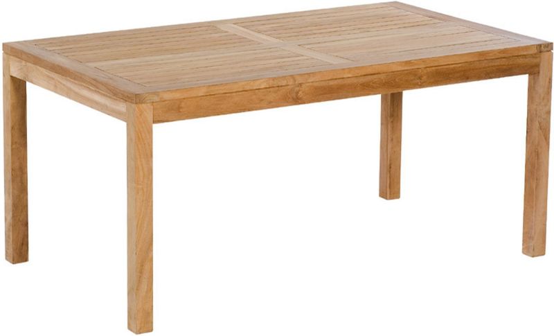 Tisch Wellington160cm x 90cm Teakholz Gartentisch natur massiv