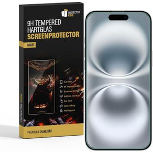 1x 9H Panzerglas f&#252;r iPhone 16 Plus matt Anti-Reflex entspiegelt echtes Tempered Glass Panzerfolie Displayschutz Schutzglas Schutzfolie Screen-Protector
