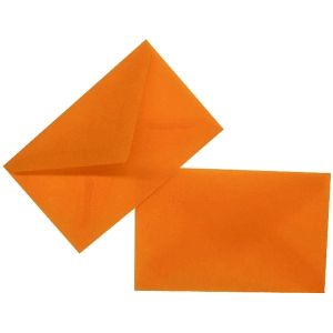 Briefumschl&#228;ge Offset transparent 62x98mm 100g qm NK VE=100 St&#252;ck intensivorange