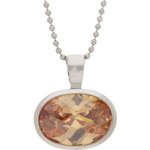 JuwelmaLux Anh&#228;nger 925 000 Sterling Silber mit Champagner Zirkonia JL10-02-2603