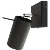 Sollux SL.1049 Wandleuchte RING schwarz mit Schalter