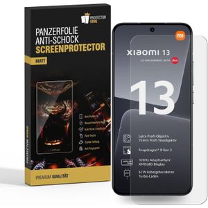 2x Panzerfolie f&#252;r Xiaomi 13 MATT Displayschutz Schutzfolie Entspiegelt ANTI-SHOCK ANTI-KRATZ ANTI-BRUCH ANTI-SCHMUTZ