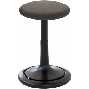 Sitz- und Stehhocker Classic tall 55-77cm Kvadrat remix schwarz salt &amp; pepper schwarz