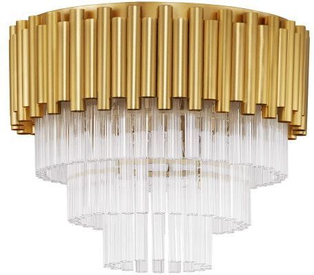 Nova Luce 9824078 Magnolia E14 Deckenleuchte Gold