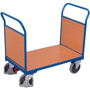 VARIOfit Doppel-Stirnwandwagen mit Holzw&#228;nden 1000x700mm