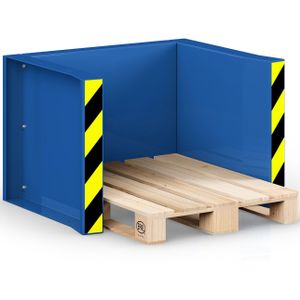 R+R Industrietechnik Paletten Stapel Station RPS-05 BxTxH 1020x945x740 mm RAL 5010 Enzianblau