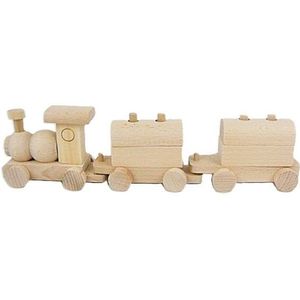 Eisenbahn mit Bausteinen klein