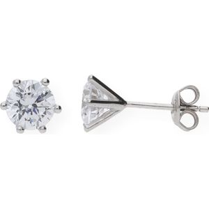 Ohrstecker 925 Sterling Silber mit synthetischer Zirkonia 41-10039-610-99